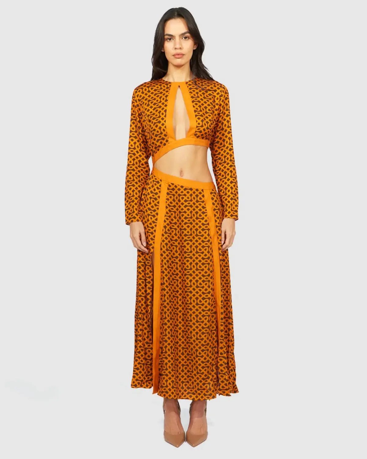 Alice McCall Akima Midi Dress Print Size 10 photo 3