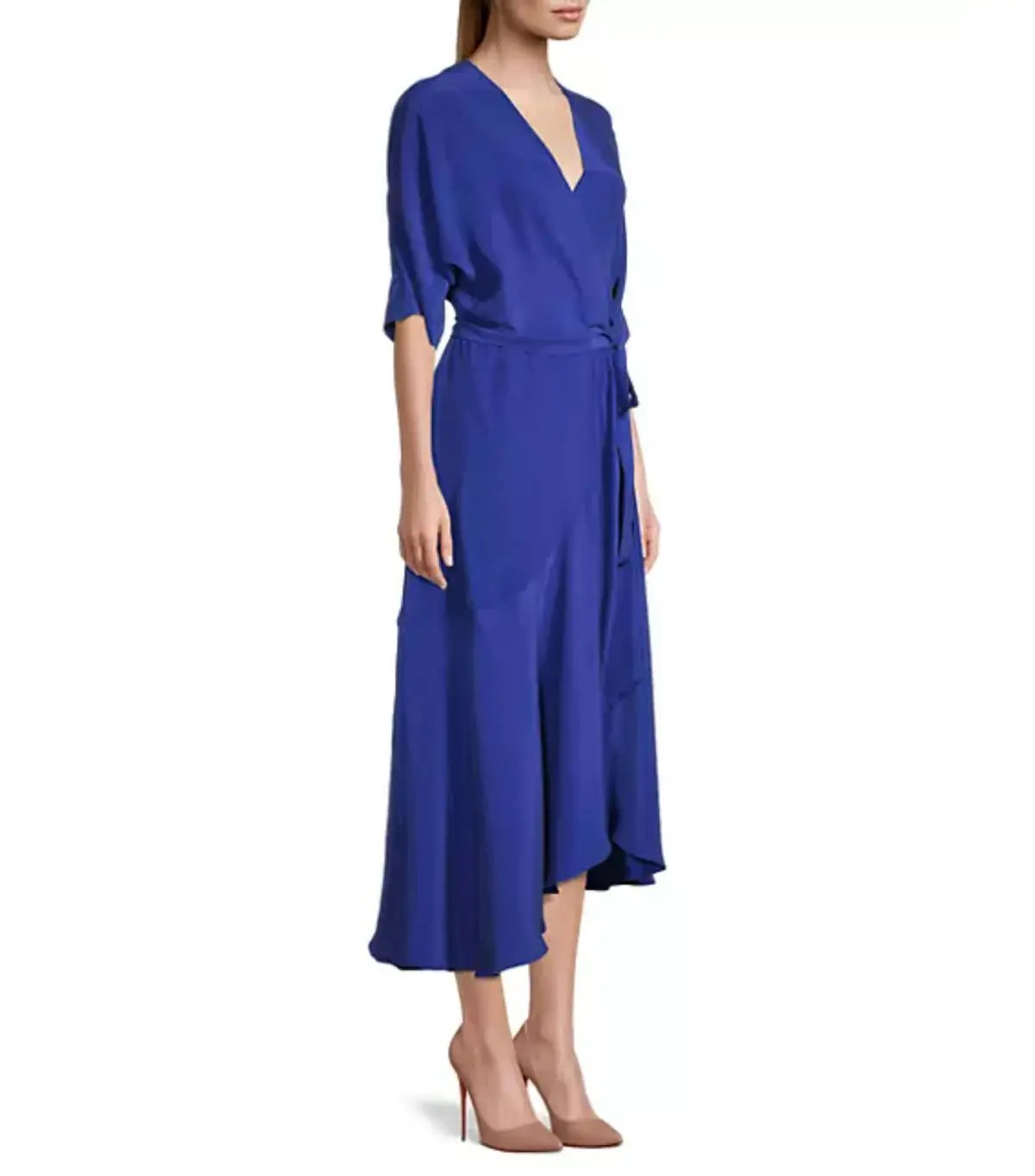 Ginger & Smart Perpetual Silk Wrap Dress Iris Size AU 12 photo 3