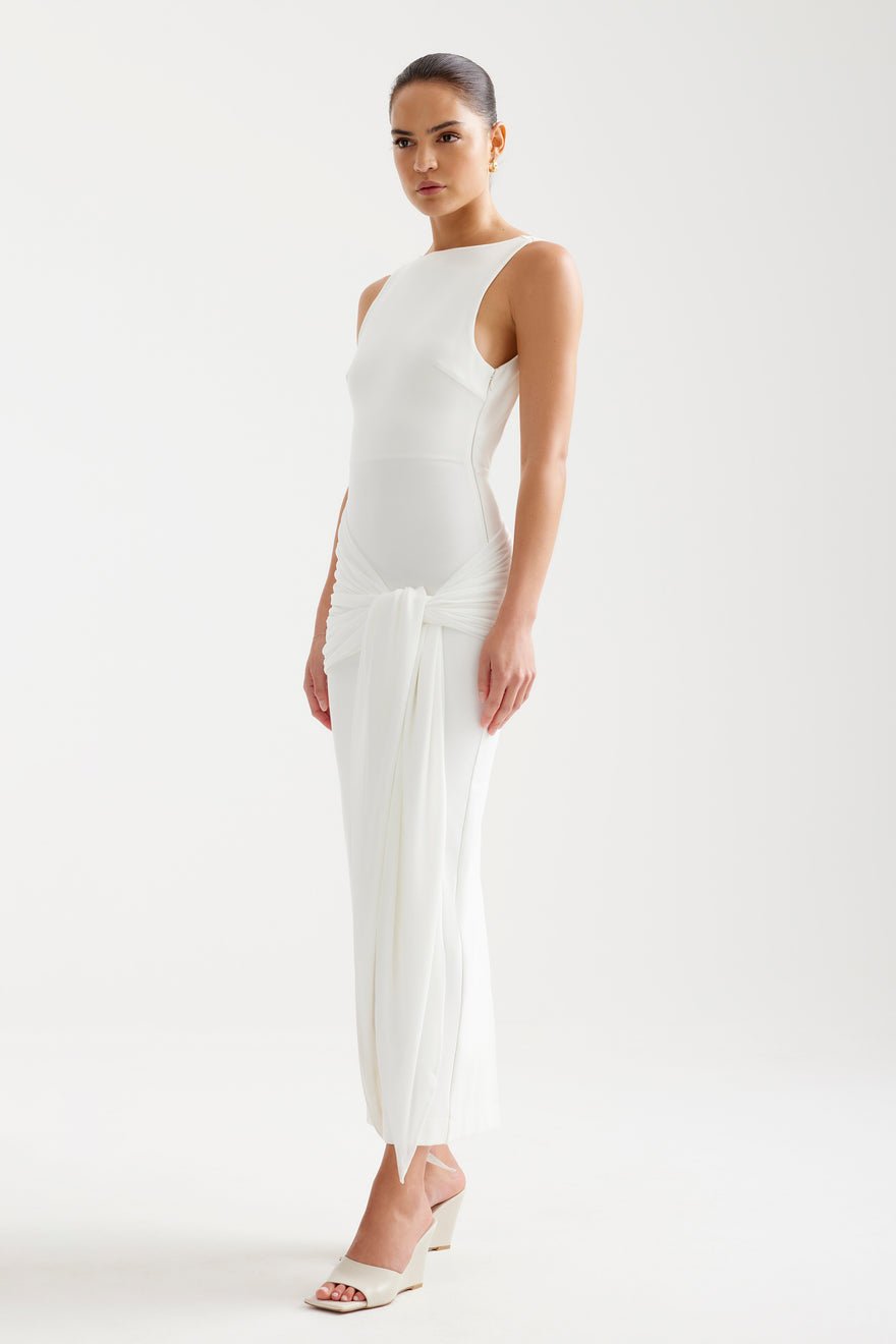 Lexi 'Elara' Dress - White photo 4