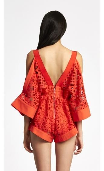 Alice McCall Keep Me Going Playsuit Red Size 8 photo 4