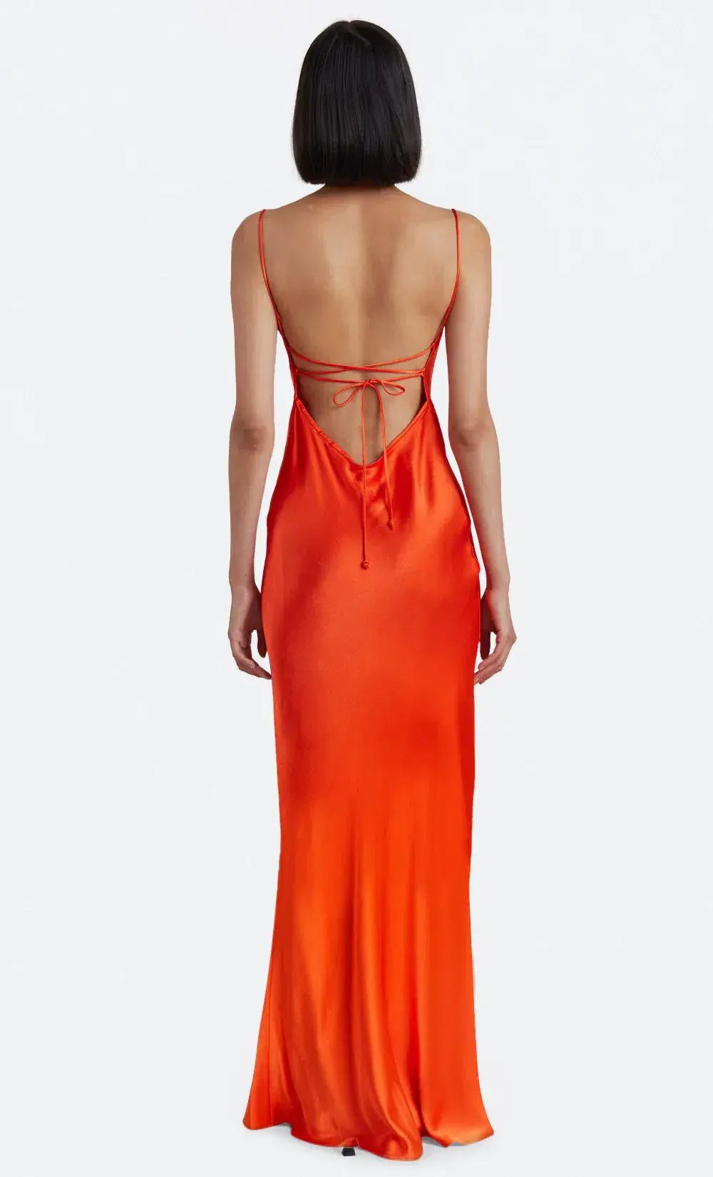 Bec & Bridge Lorelai Tie Maxi Dress Orange Size 8 photo 3