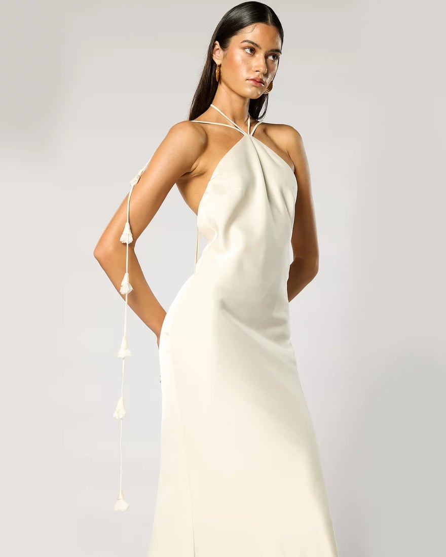 Winona Saria Halter Maxi Dress photo 2