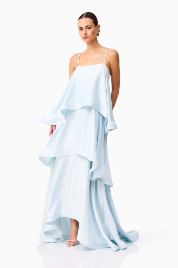 Elliatt Tilly Tiered Dress Blue photo 4
