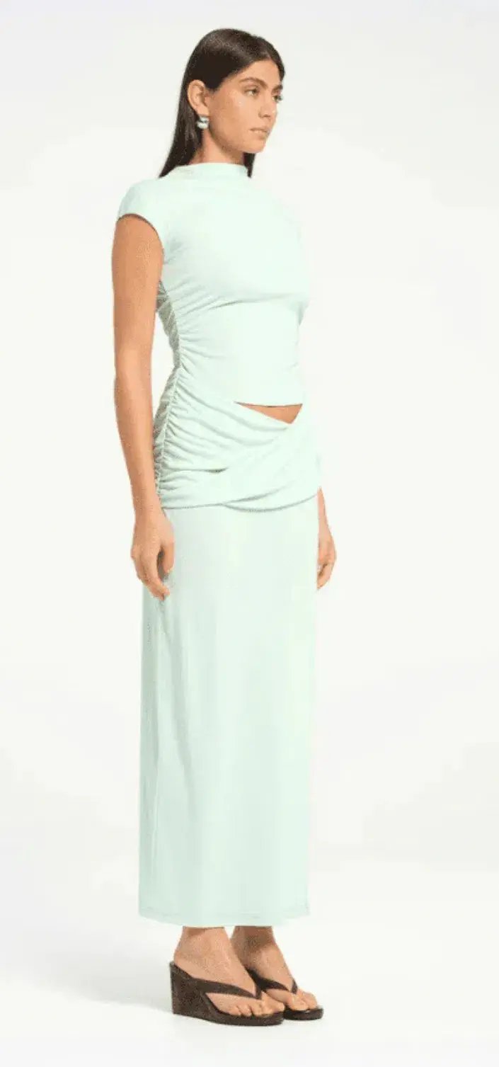 Benni Royce Maxi Dress in Bleached Aqua Size 12 photo 2
