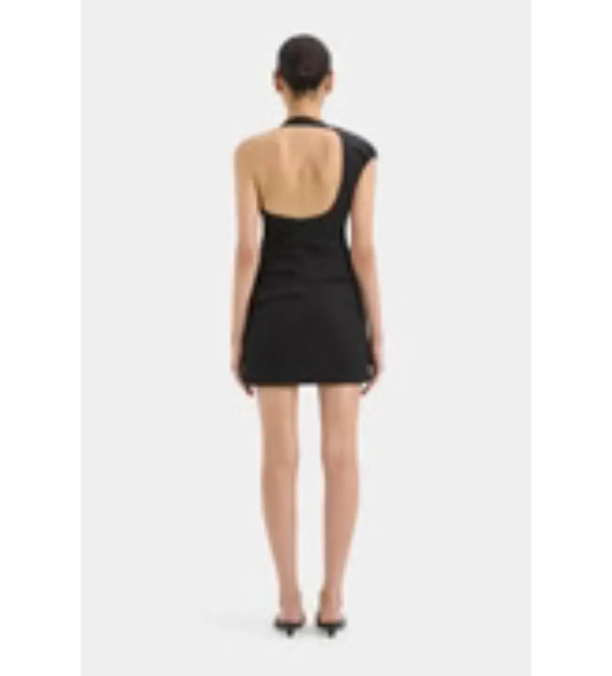 SIR The Label Azul Gathered Mini Dress in Black Size AU 8 photo 3