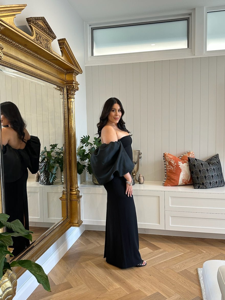 Solace London Pia Dress, Black photo 2