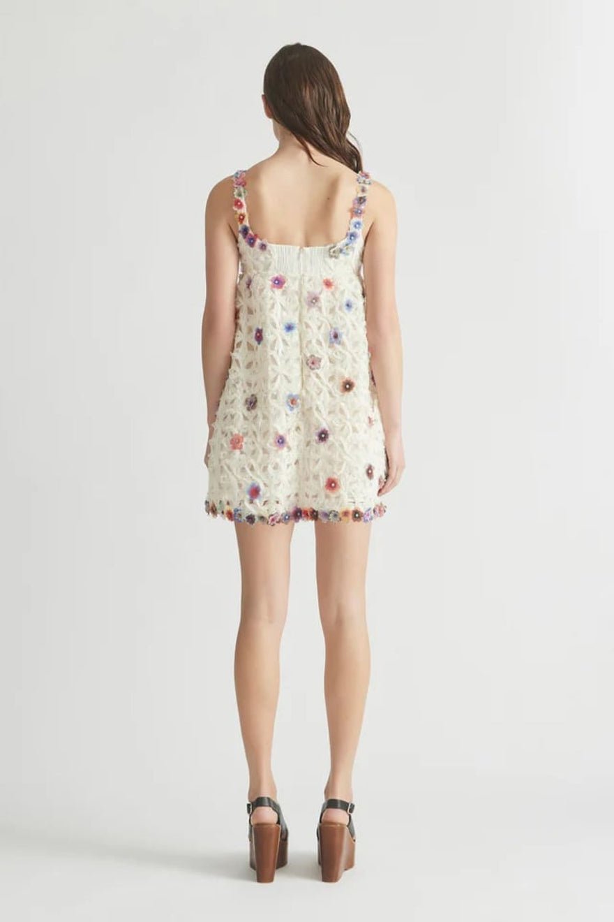 Antipodean Echo Crochet Flower Mini Dress photo 2