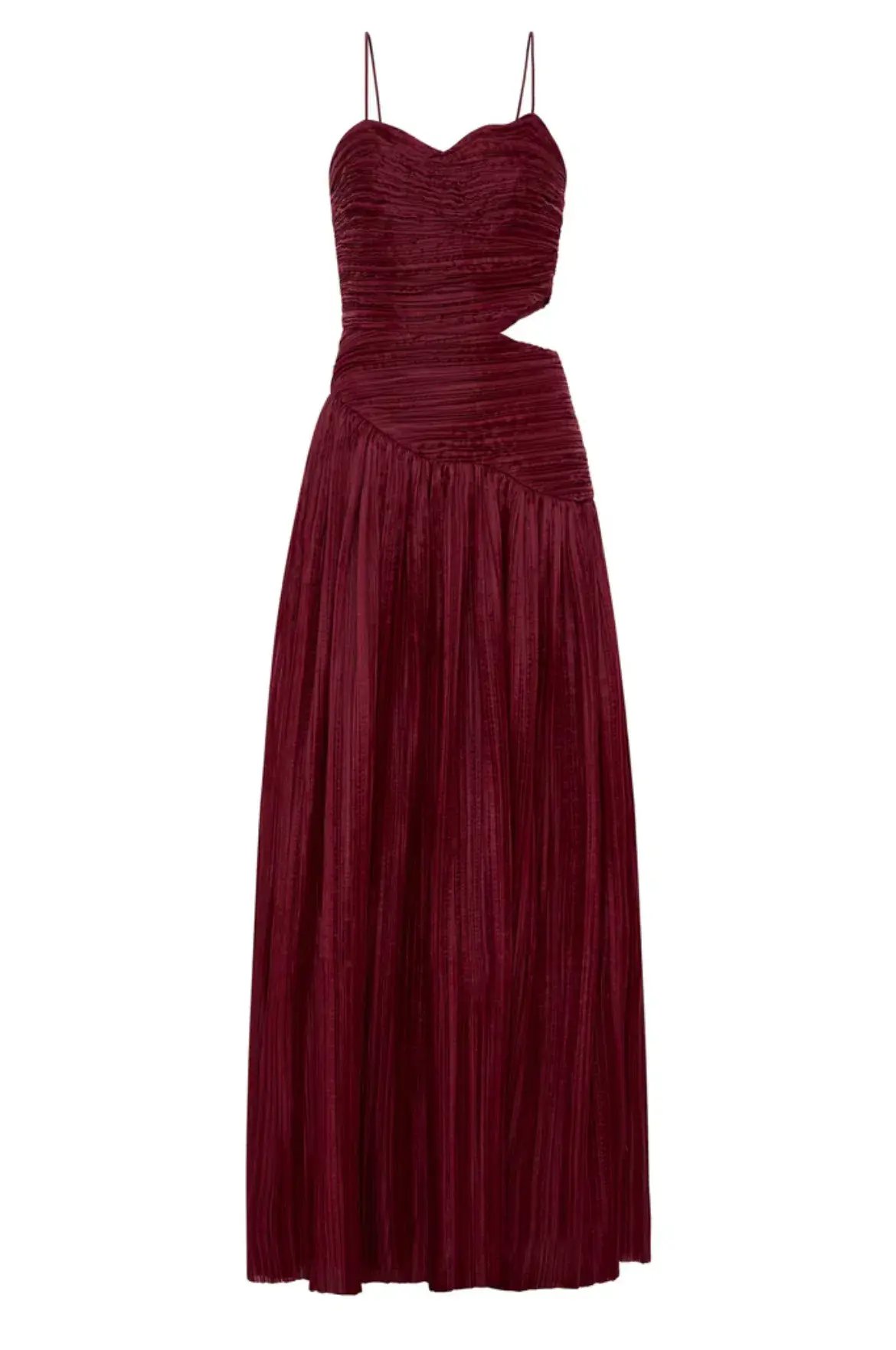 Aje Laurier Wave Maxi Dress Burgundy Size 12 / L photo 7