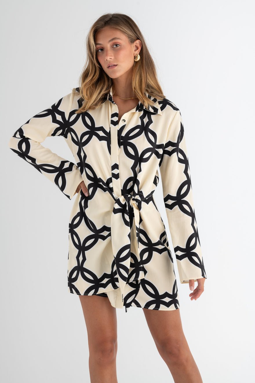 Pasduchas Covert Shirt Dress - Multi photo 3