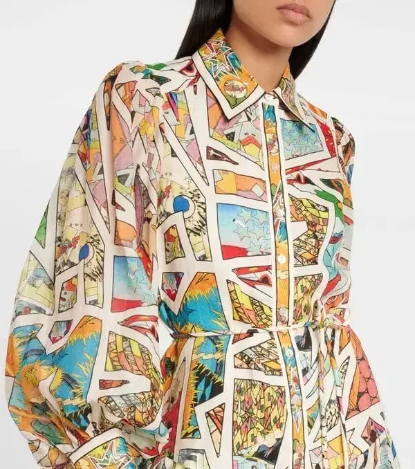 Alemais Star Man Midi Shirtdress Multi Size 10 AU photo 10