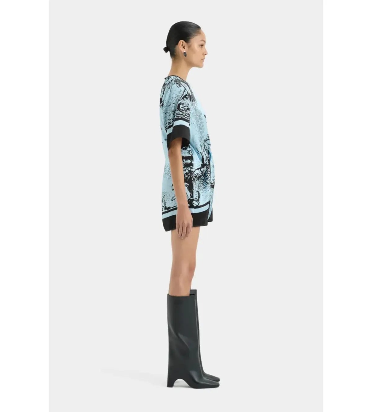 Sir the Label Dreamwood Mini Dress in Brise Soleil AU 8 photo 2
