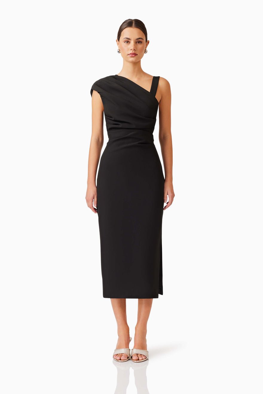 Elliatt Kourtney Midi Dress - Black photo 2