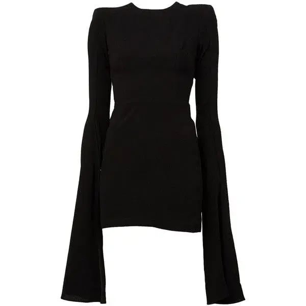 Alex Perry Jade Dress Black Size 8 photo 4