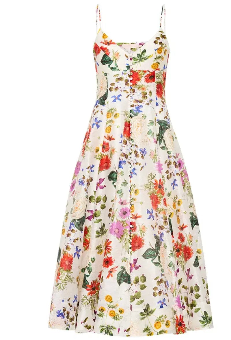 Sofia The Label Evie Midi Dress in Enchanted Floral Size 8 photo 4