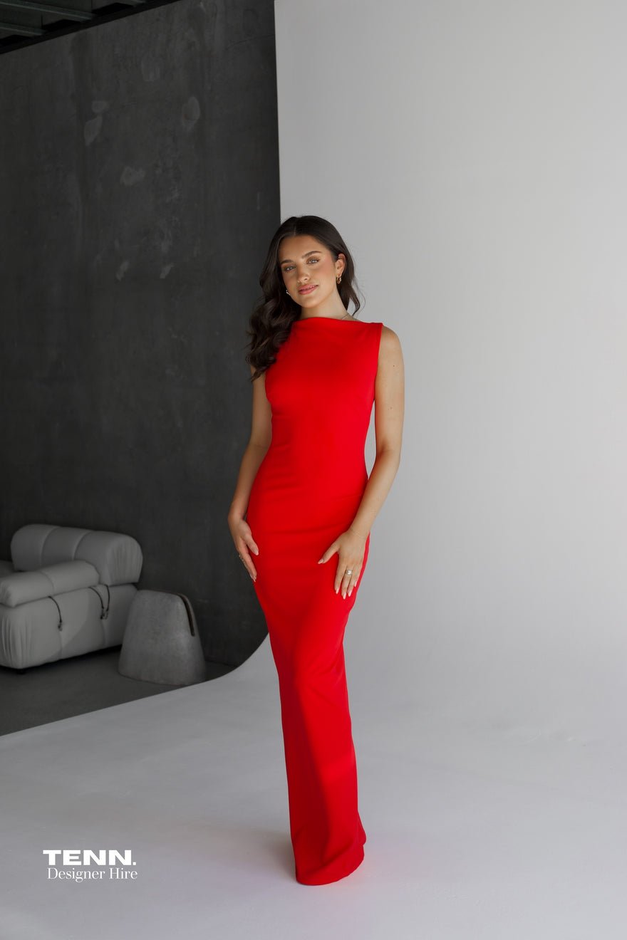 Effie Kats Verona Gown - Red photo 2
