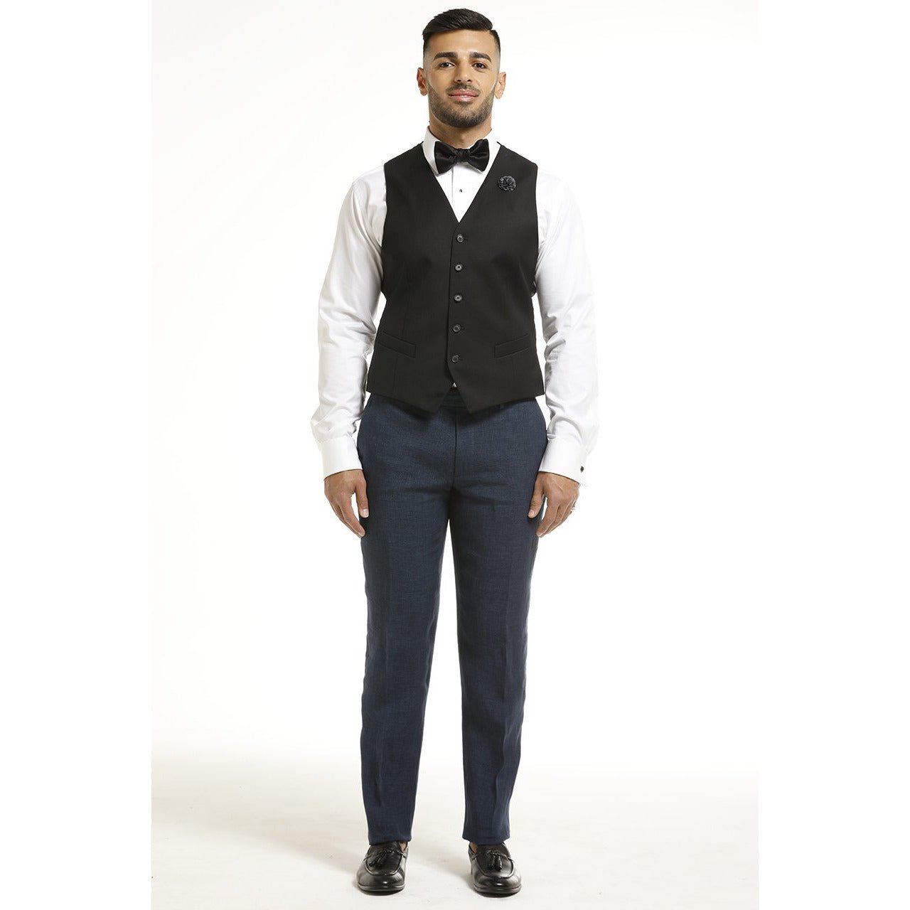 Joe Black Black Tuxedo Waistcoat photo 3