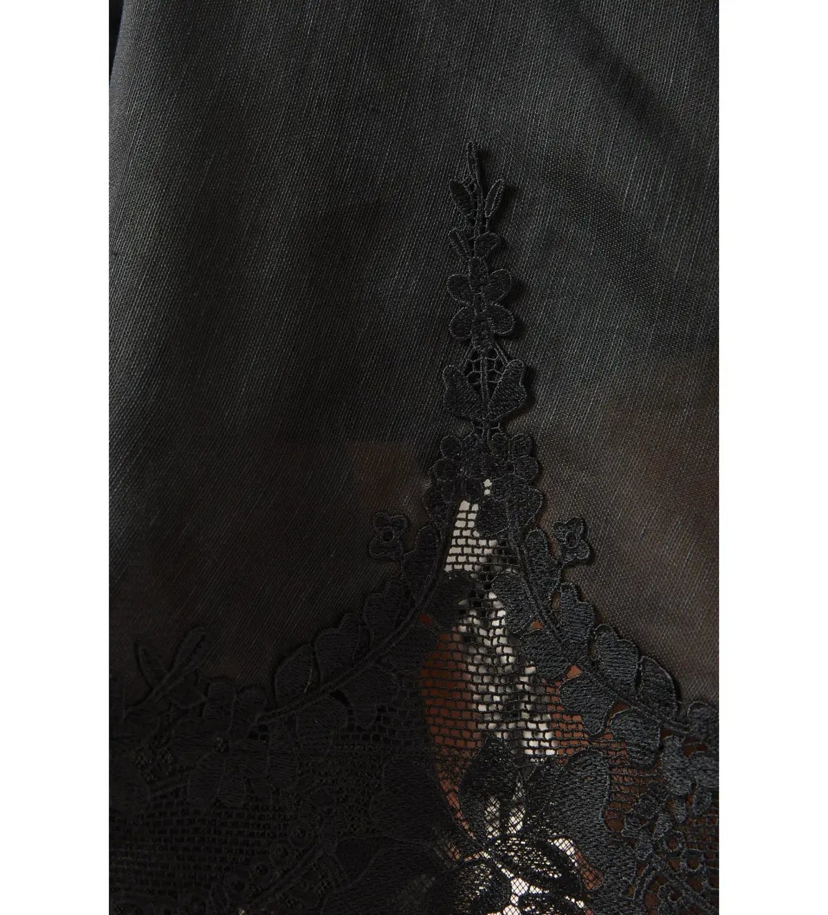 Zimmermann Hypnotic Lace Trim Gown Black Size 1 AU 10 photo 5
