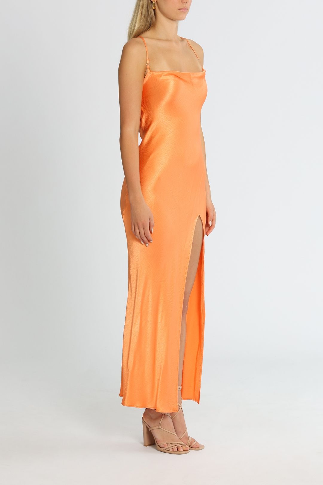 Annika Cowl Maxi Dress - Sorbet photo 2