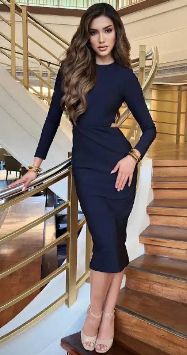 Misha Demetria Dress Black Size 6/XS photo 5