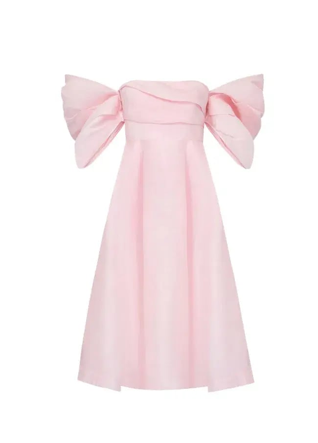 Talulah Dahlia Midi Dress Pink Size 10 photo 2