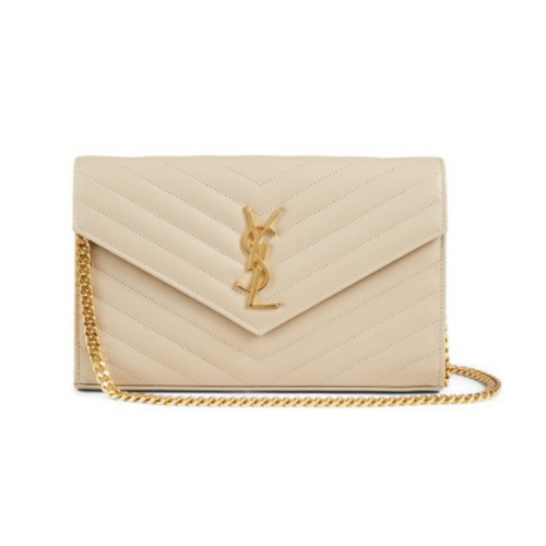 Saint Laurent Envelope Handbag Nude photo 2