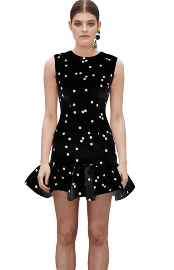 By Johnny Confetti Gathered Mini Dress Size 10/M photo 2