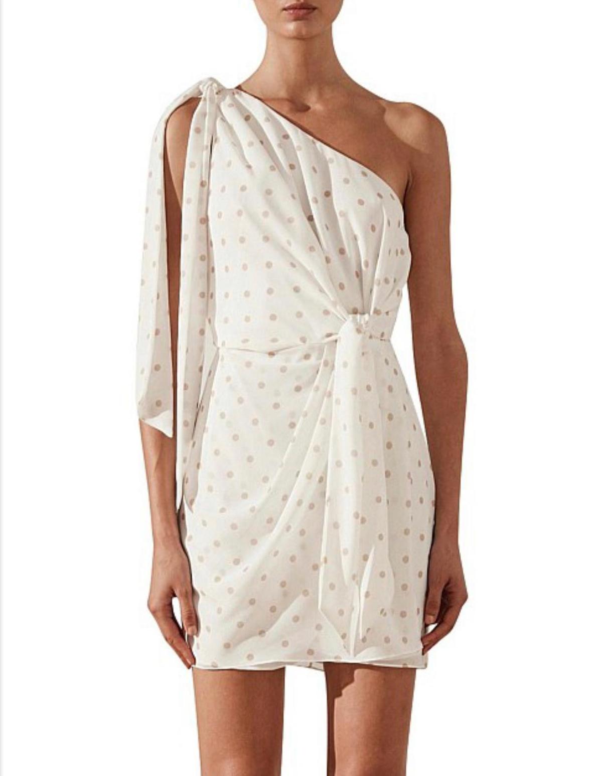 Shona Joy Sophia One Shoulder Mini Size 6 photo 3
