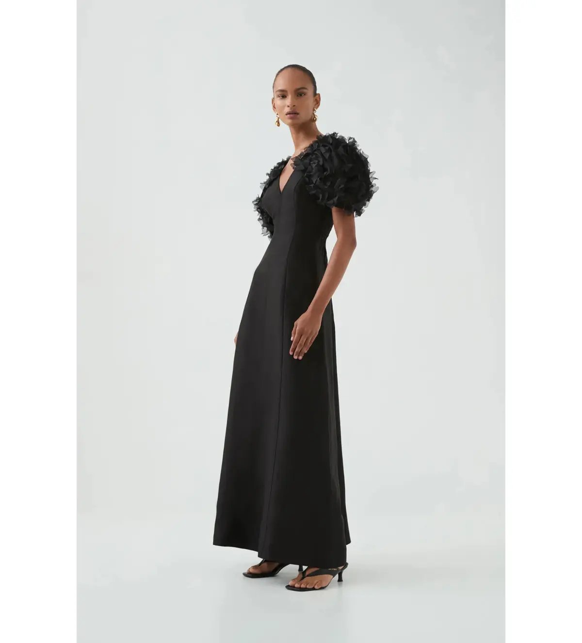 Aje Muse Midi Dress in Black AU 6 photo 2