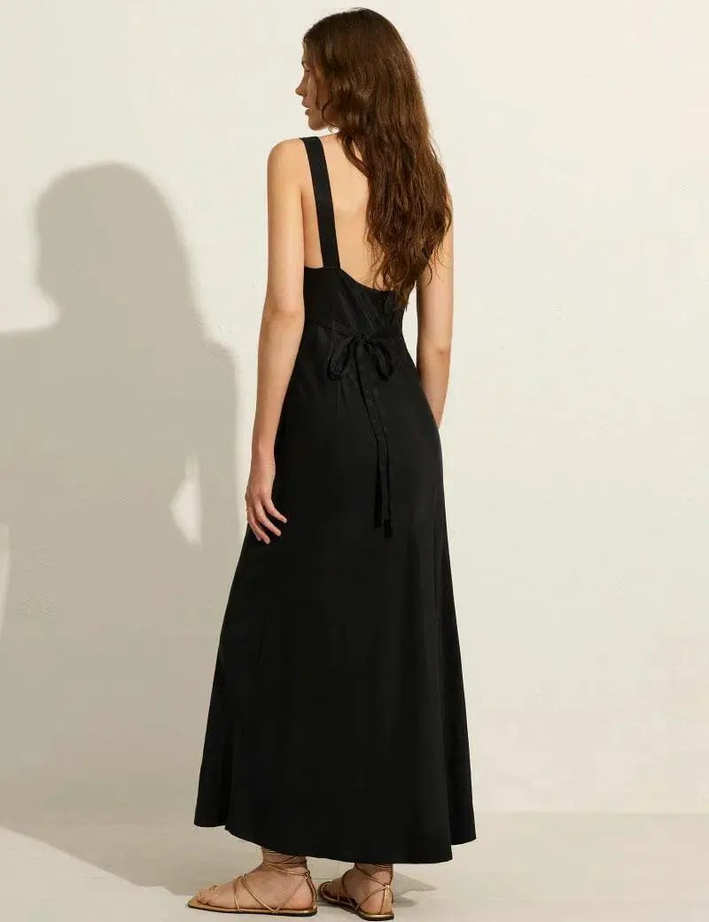 Auguste Aurelia Maxi Dress Black Size 10 photo 2