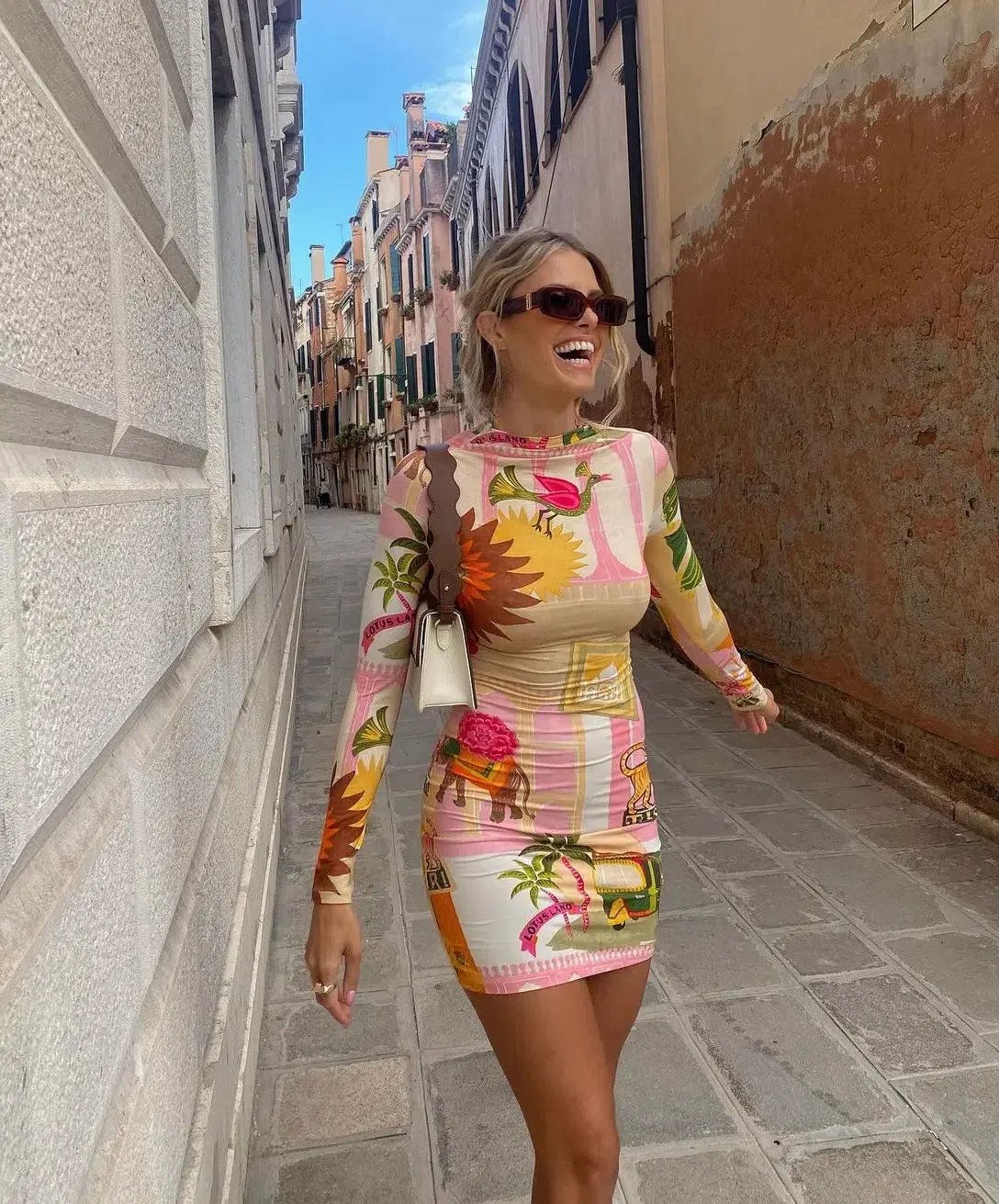 Roame Goldie Mini Dress Pink City Size 1 / Au 8 photo 2