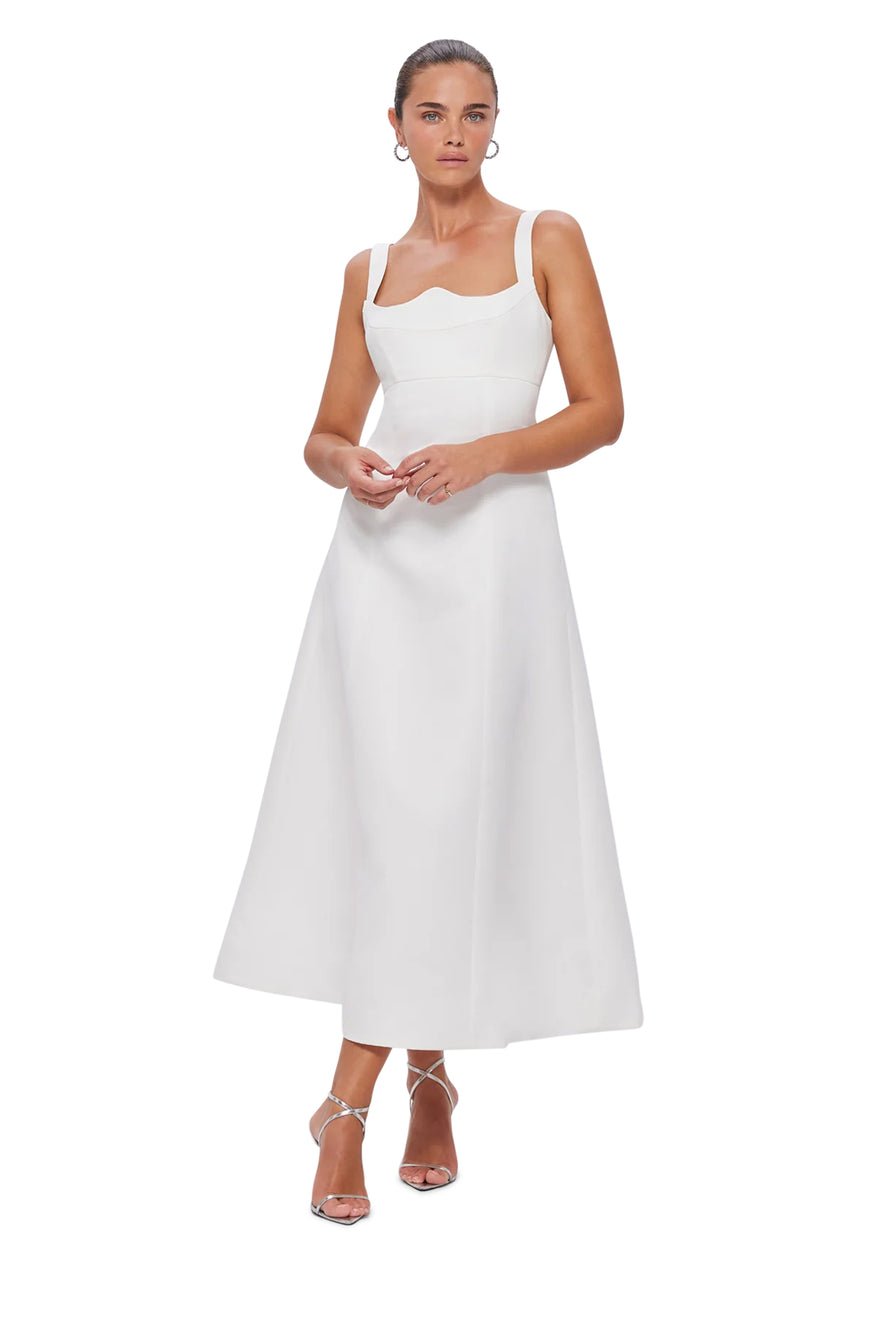 Leo Lin Odette Midi Dress - Snow photo 2