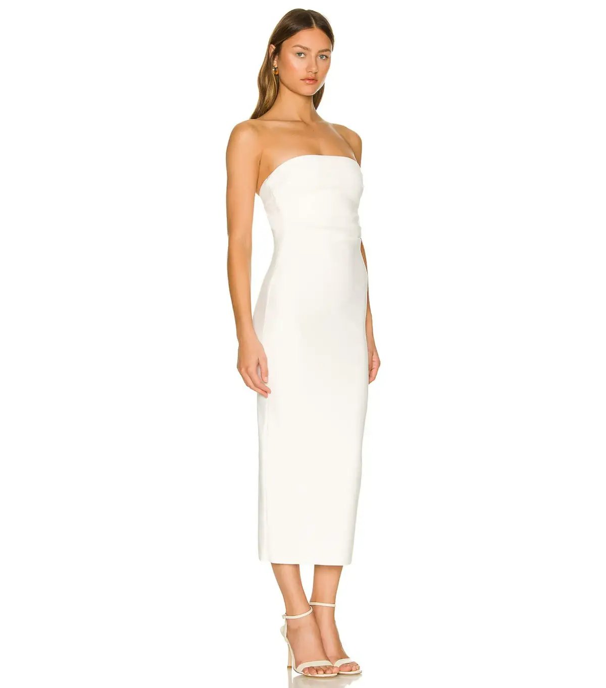 Bec & Bridge Noa Midi Dress Ivory Size AU 10 photo 2