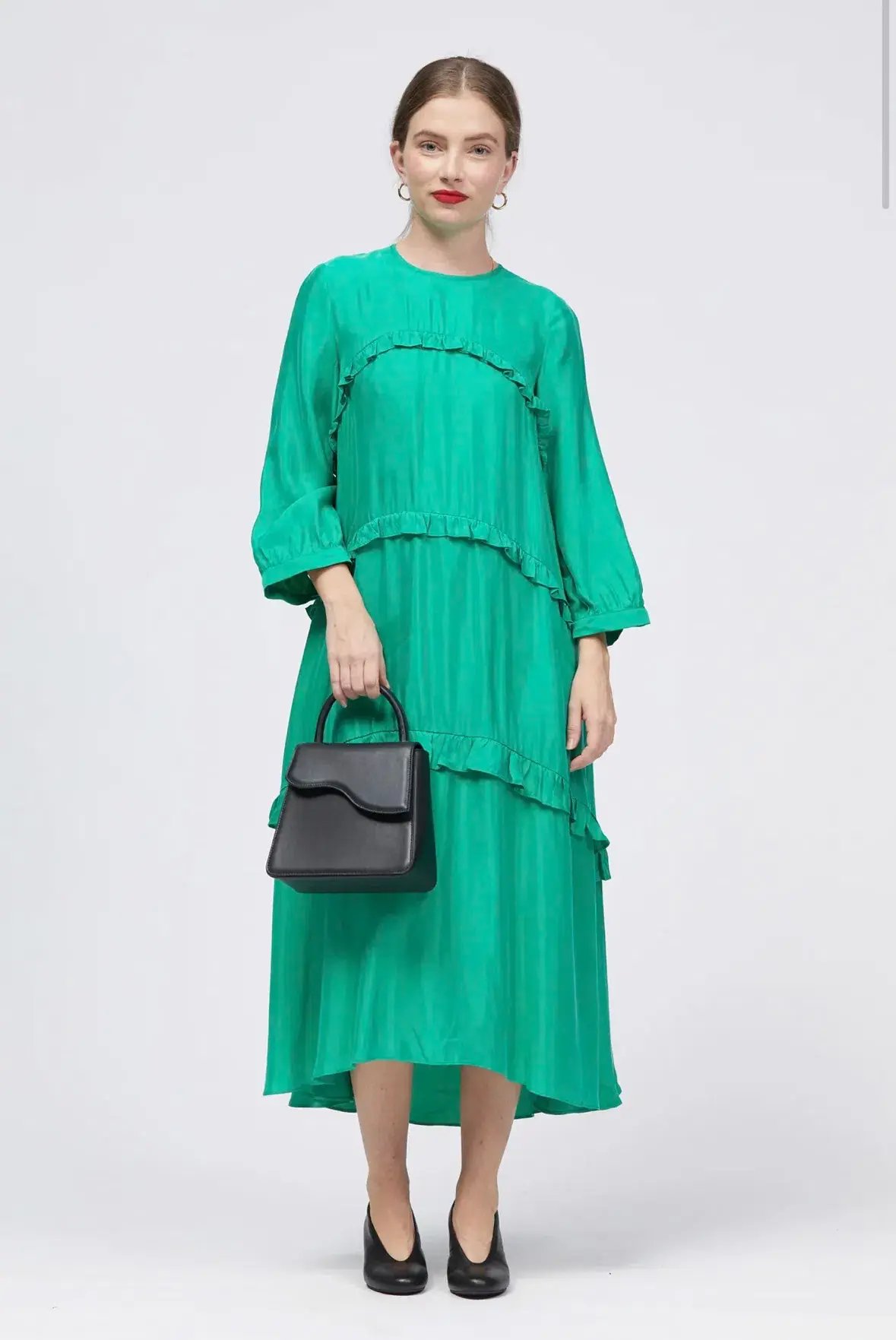 BÚL NAS The Nas Dress Green Size 12 photo 3