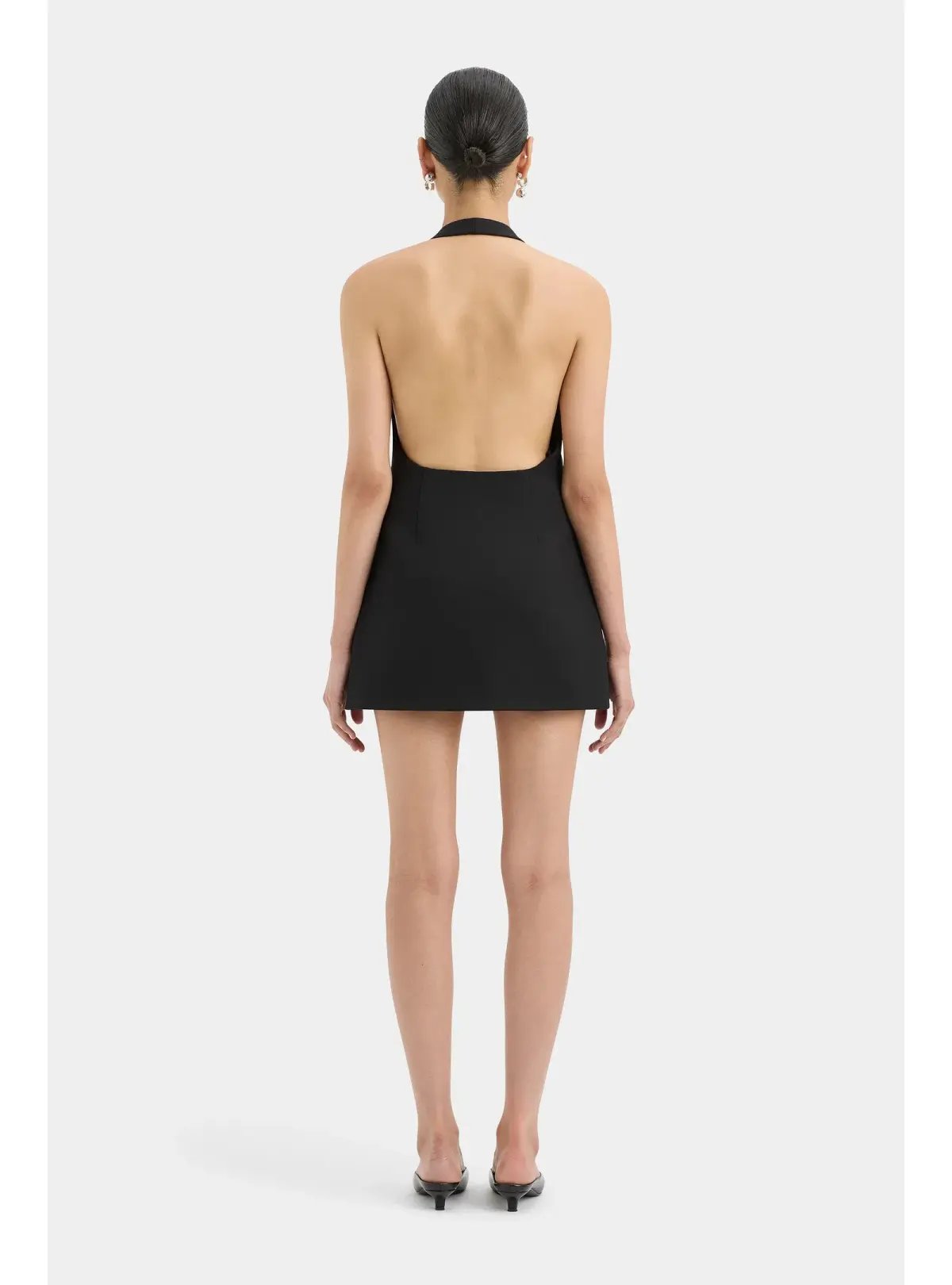 Sir the Label Sandrine Halter Mini Dress Black Size 3 / AU 12 photo 3