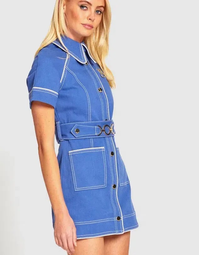 Alice McCall Saturdays Mini Dress in Blue Size 10 photo 3