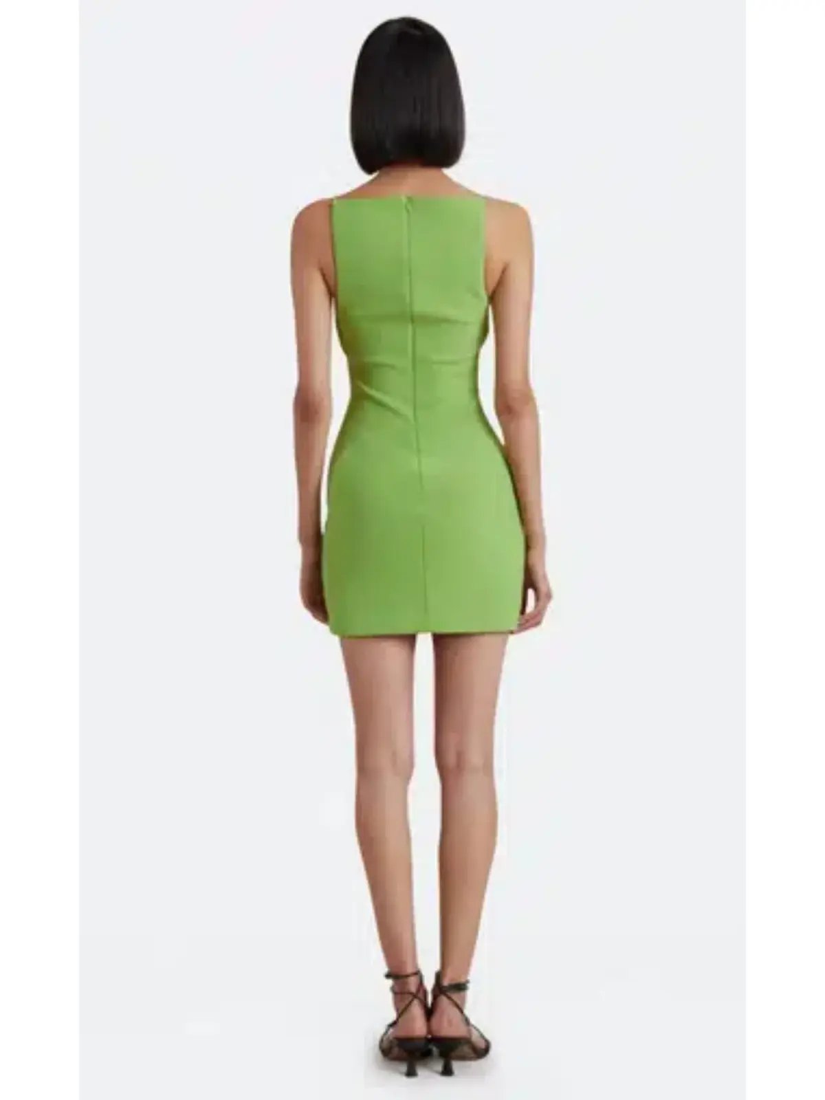 Bec & Bridge Clover Mini Dress Sweet Pea Green Size AU 6 photo 2