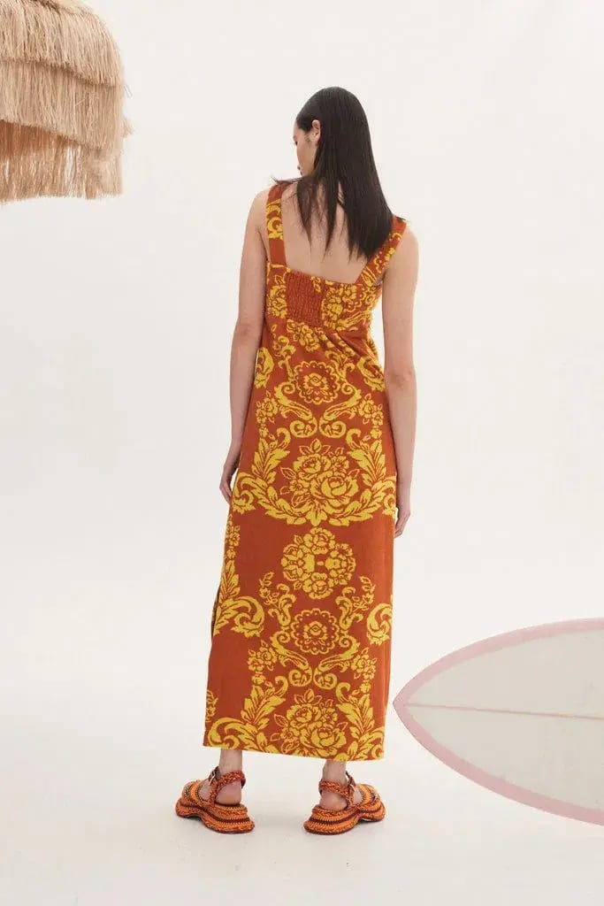 Alemais Alby Terry Midi Dress Print Size 14 photo 2