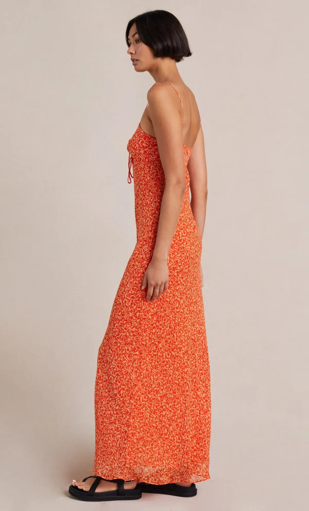 Bec & Bridge Cheri Maxi Dress Orange Size 8 photo 3
