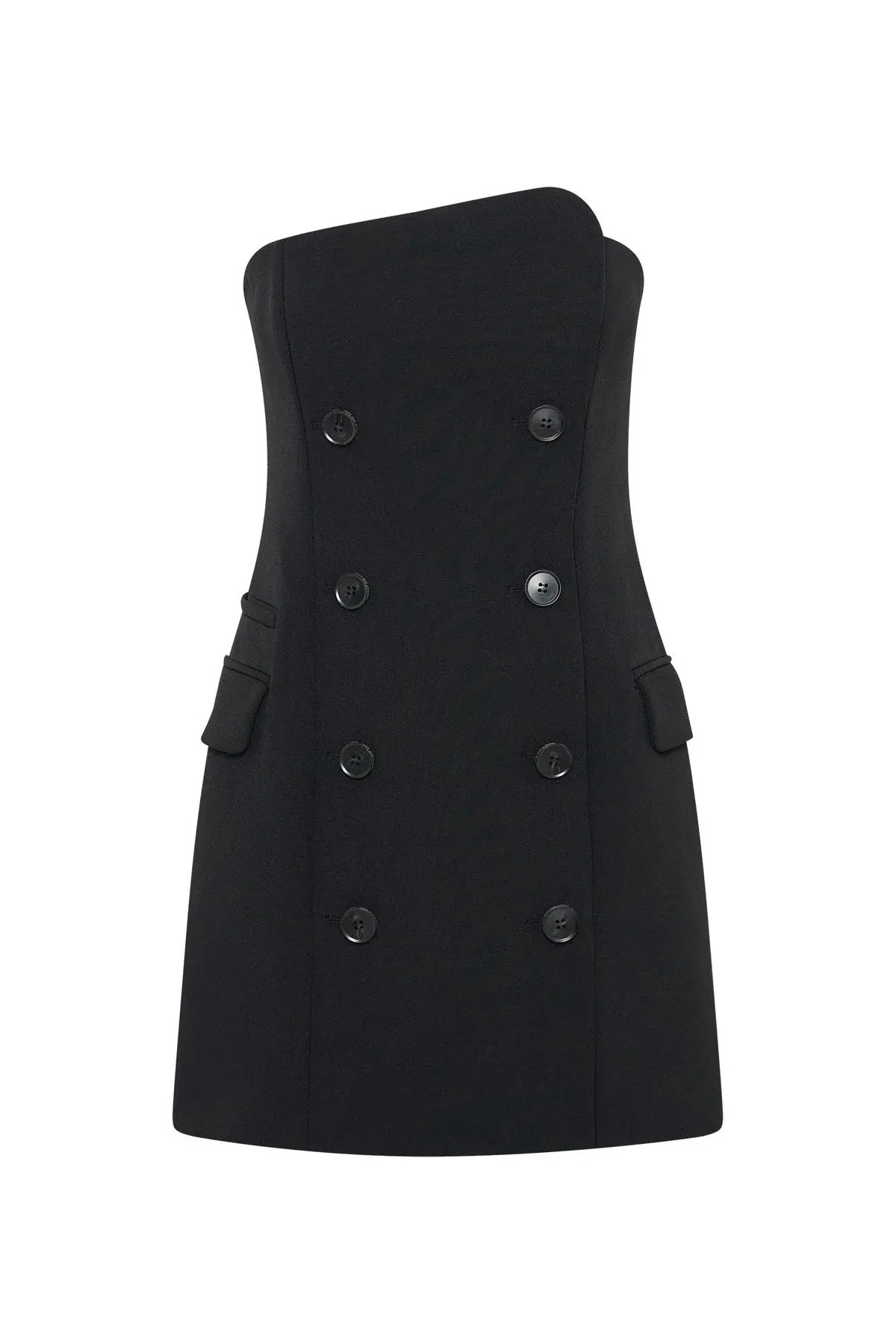 Camilla & Marc  Izola Tailored Mini Dress in Black Size 10 photo 3