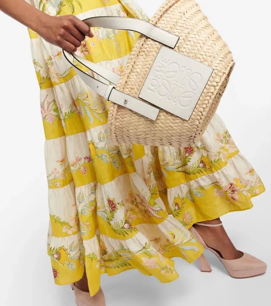 Alemais Ira Tiered Midi Dress Lemon/Cream Size AU 10 photo 17