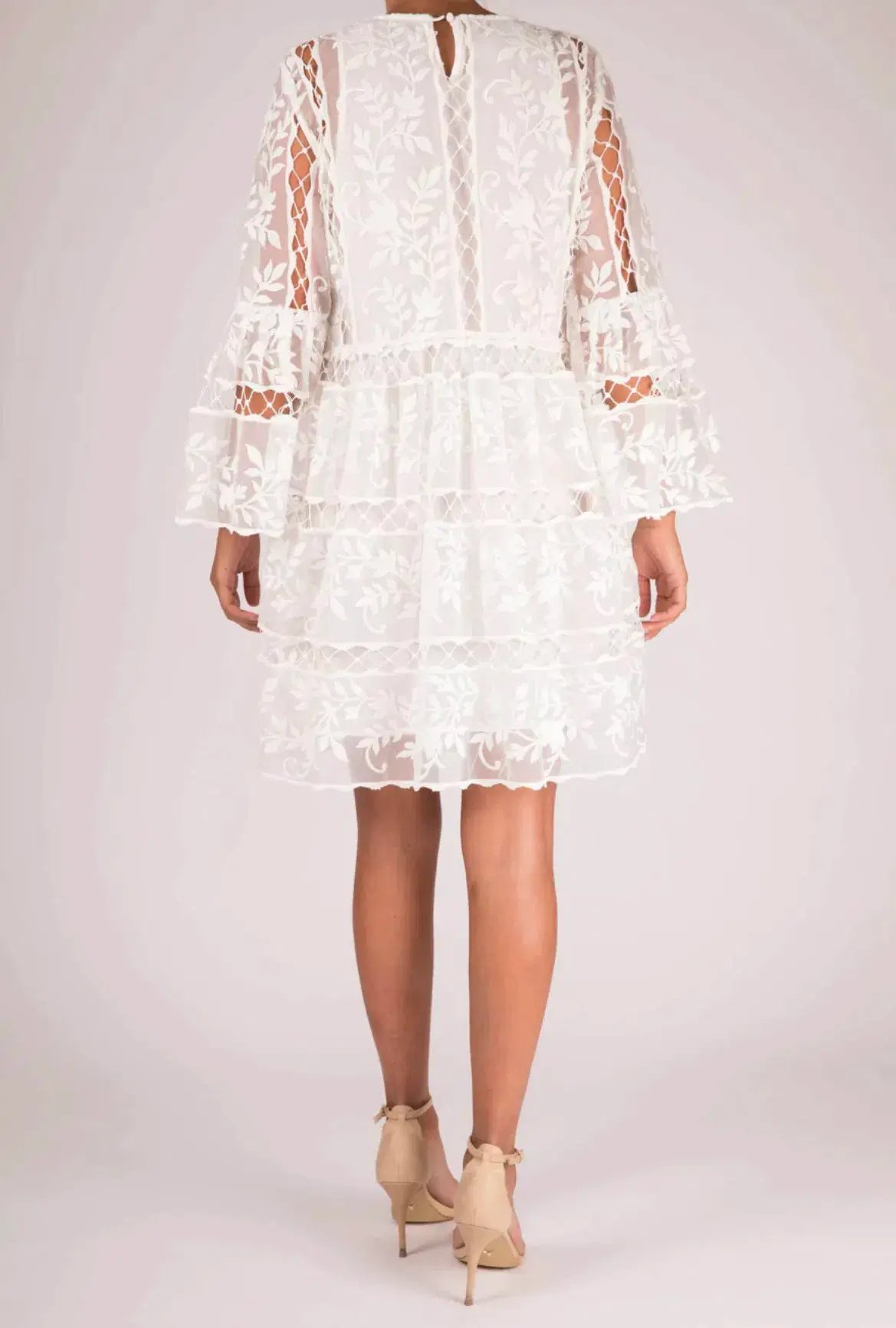 Thurley Flora Climber Dress in White Size 8 photo 2
