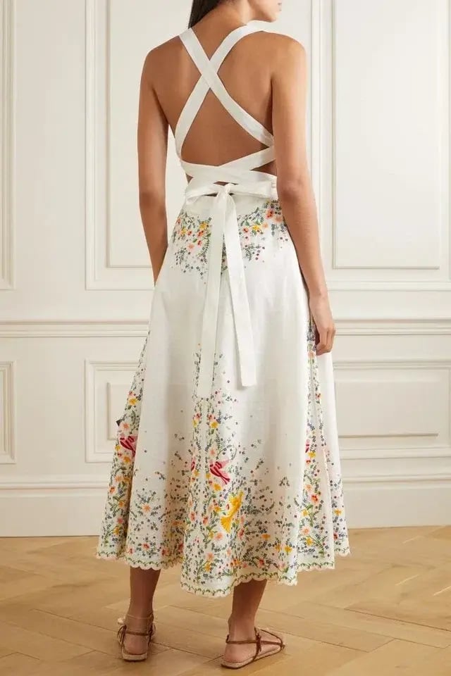 Zimmermann Carnaby Embroidered Dress White Size 2 / AU 12 photo 4