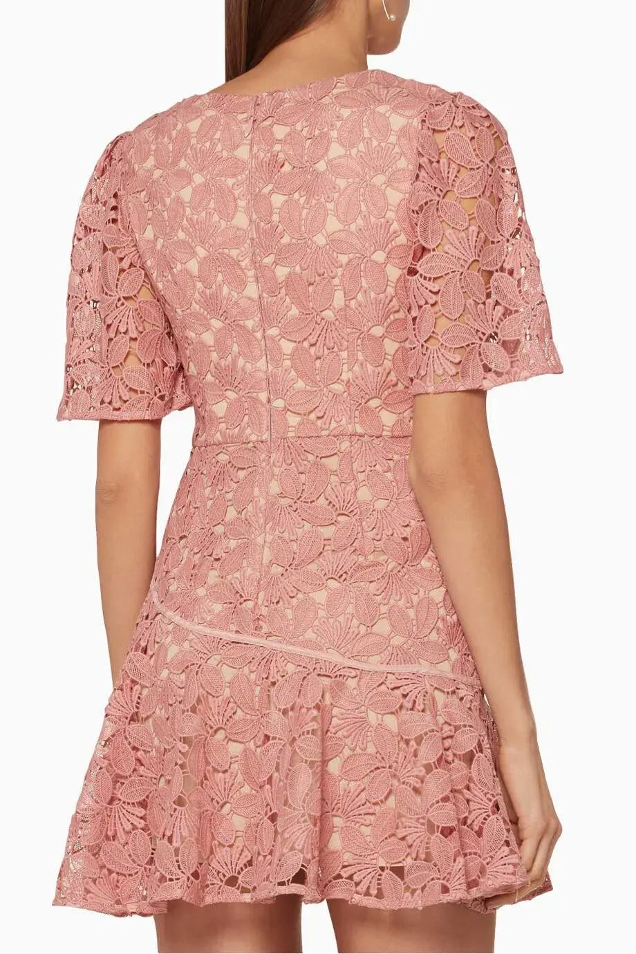 Talulah Flourish Mini Dress Pink Size S photo 3
