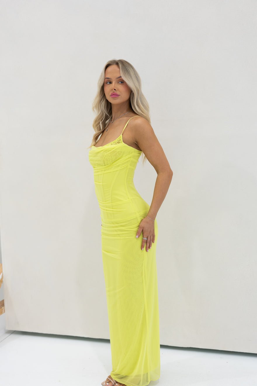 House of CB Nailani Maxi Lime photo 3