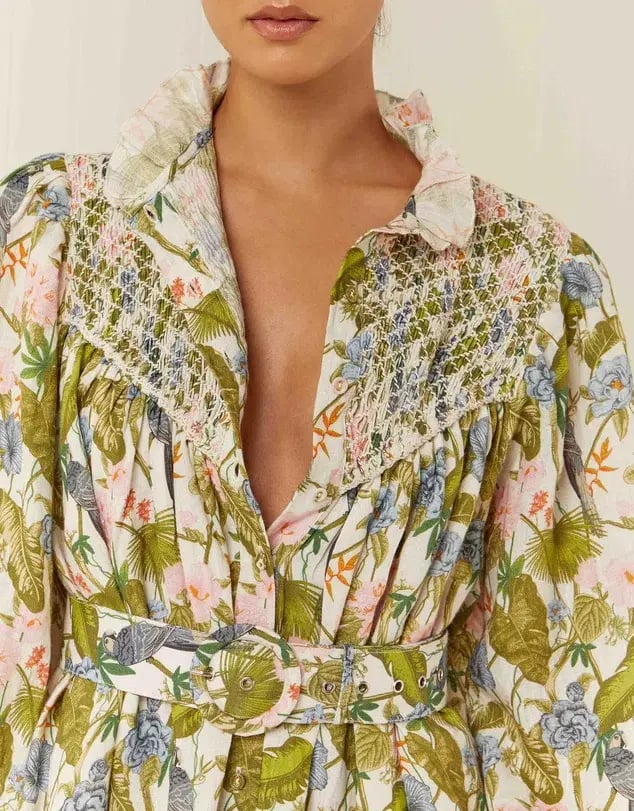 Palm Noosa Apollo Midi Dress in Jungle Pink Size 12 photo 2