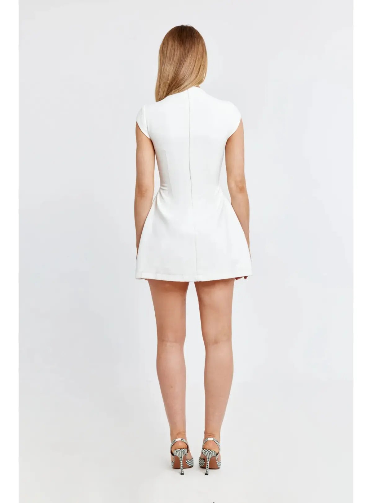 Odd Muse The Ultimate Muse Cap Sleeve Mini Dress White Size XS / AU 6 photo 3