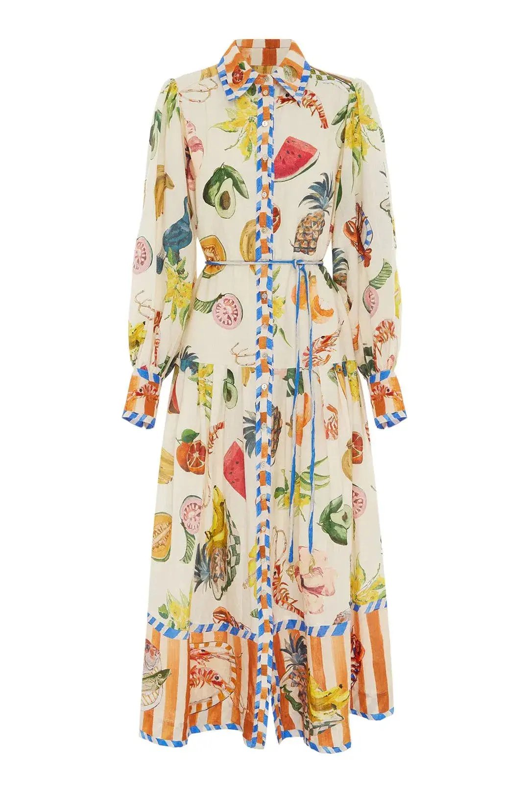 Alemais Theo Shirtdress Multi Size AU 14 photo 5