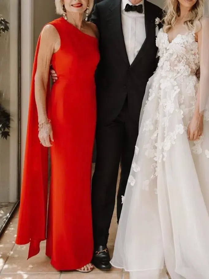 Carla Zampatti Homage To Carla Gown Red Size AU 8 photo 3