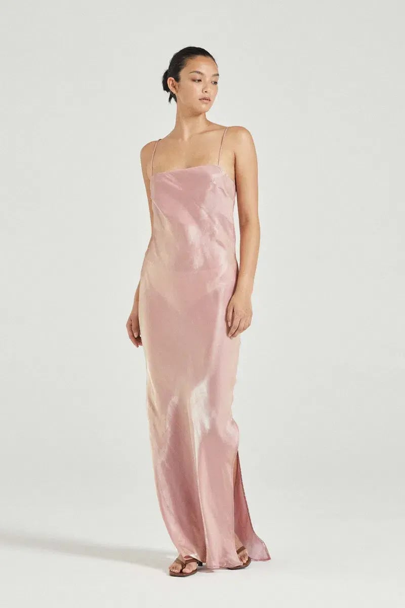 Friends with Frank The Constance Dress Pink Gloss Size M/Au 10 photo 2