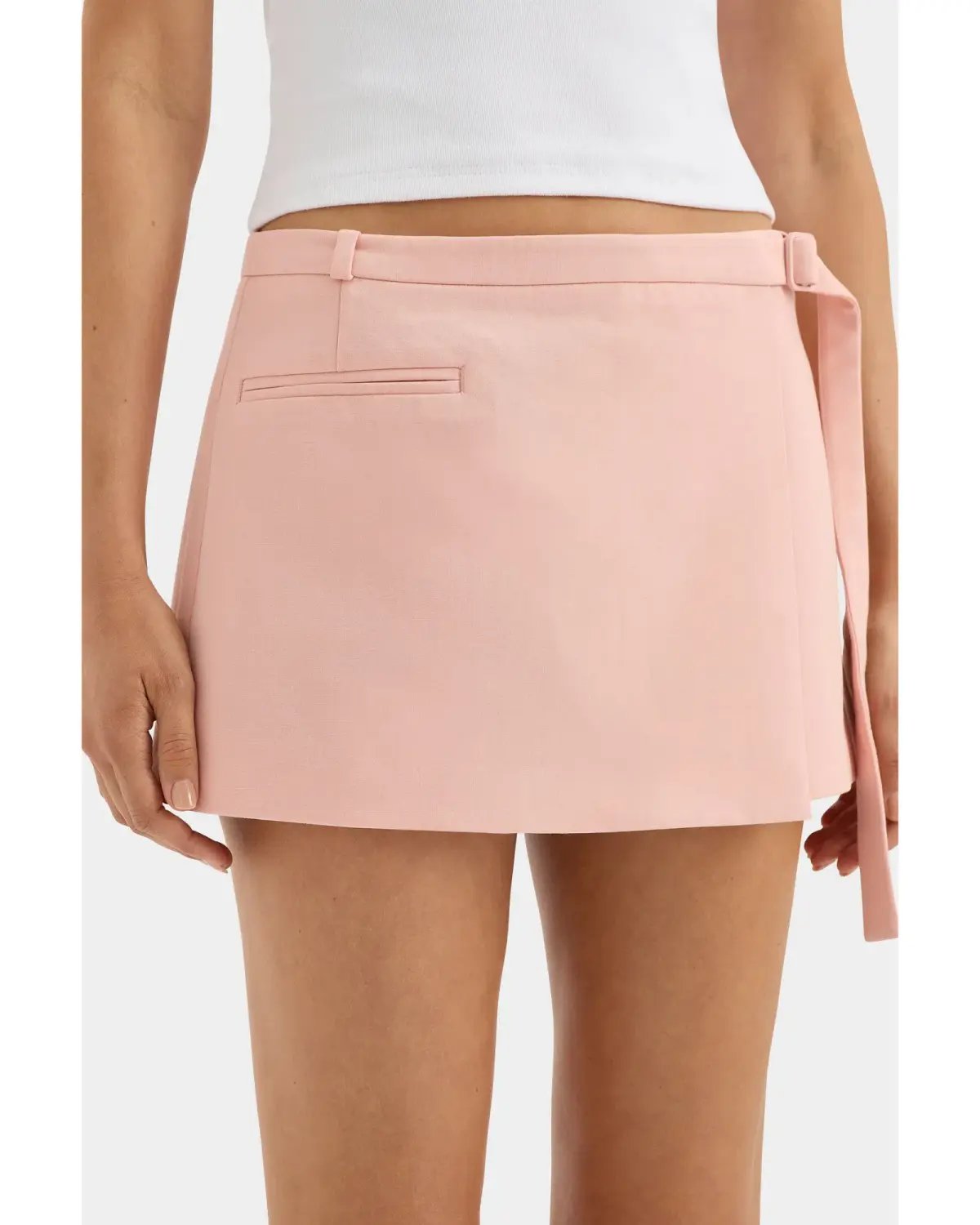 Sir The Label Dario Mini Skirt Pink Size 0 / AU 6 photo 4